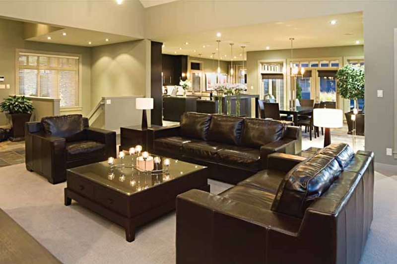 Home Plan - Interior - Family Room for Craftsman House Plan #929-872 - 4 bed, 3 bath