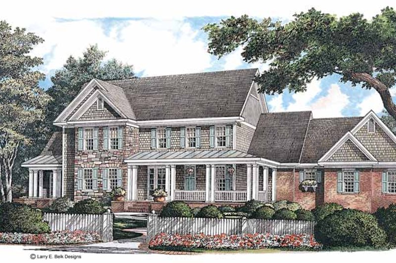 Home Plan - Country Exterior - Front Elevation Plan #952-231