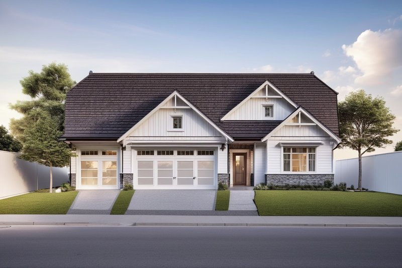 Home Plan - Craftsman Exterior - Front Elevation Plan #112-285