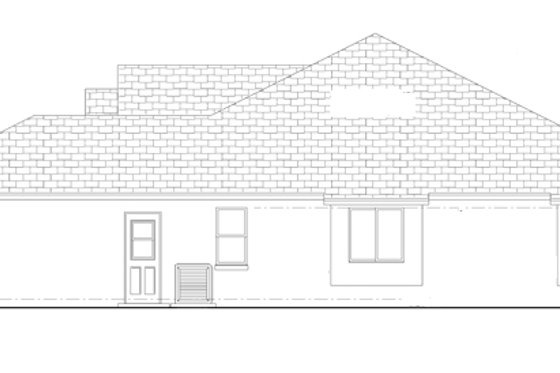 Exterior - Other Elevation for Mediterranean House Plan #1058-35 - 3 bed, 2 bath