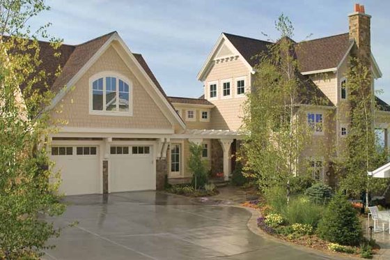 Exterior - Front Elevation 3 for Traditional House Plan #928-95 - 3 bed, 3.5 bath