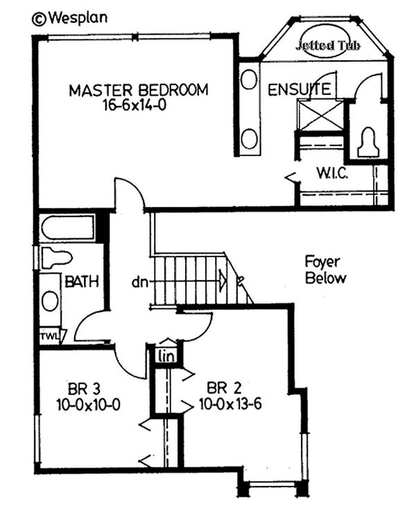 House Plan Design - Modern Floor Plan - Upper Floor Plan #126-220