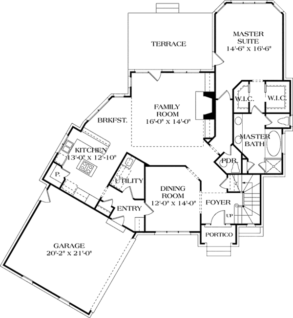 Home Plan - Country Floor Plan - Main Floor Plan #453-269