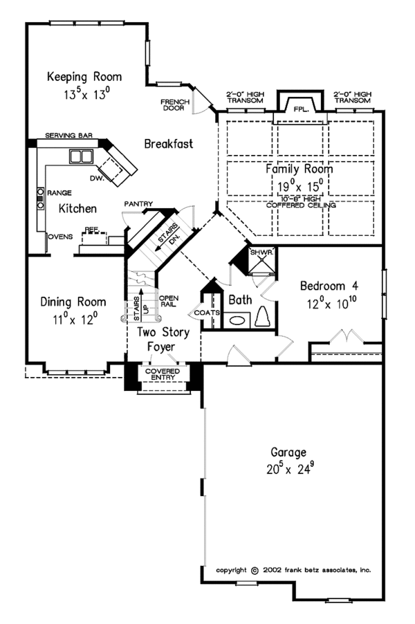 Country Floor Plan - Main Floor Plan #927-868