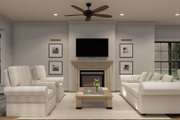 European Style House Plan - 2 Beds 2.5 Baths 1764 Sq/Ft Plan #17-2527 