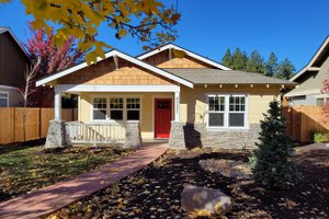 Architectural House Design - Craftsman Exterior - Front Elevation Plan #1099-3