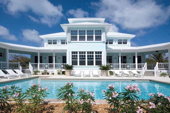 Exterior - Rear Elevation 6 for Country House Plan #928-41 - 6 bed, 5 bath
