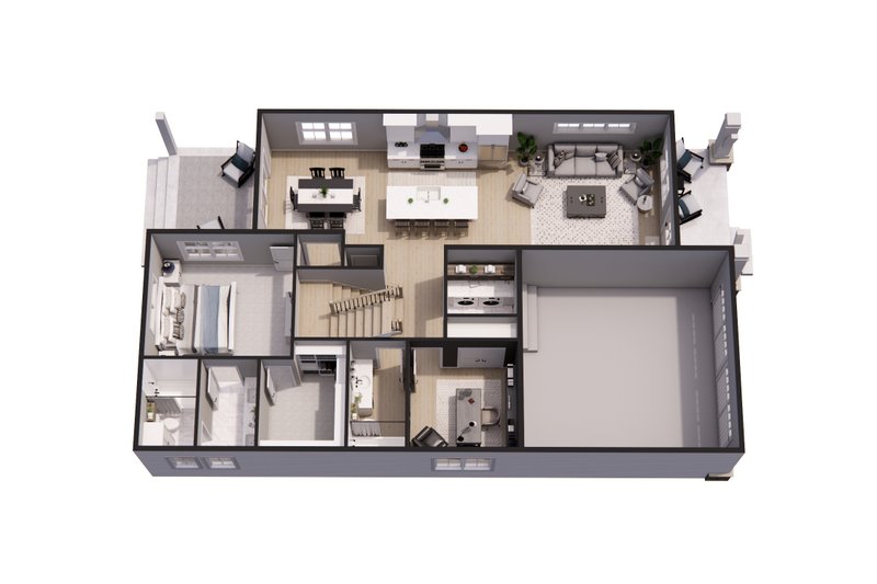 Home Plan - Floor Plan - Upper Floor 2 for Craftsman House Plan #51-1553 - 5 bed, 4 bath