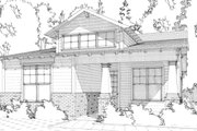 Bungalow Style House Plan - 2 Beds 2 Baths 1251 Sq/Ft Plan #63-295 