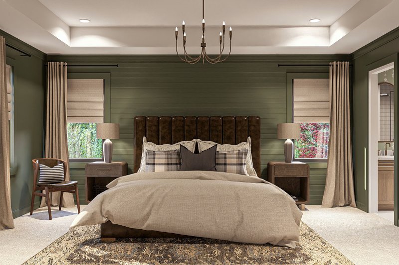 House Design - Interior - Master Bedroom for Modern House Plan #455-363 - 3 bed, 2.5 bath
