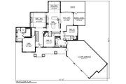 Ranch Style House Plan - 3 Beds 2 Baths 2913 Sq/Ft Plan #70-1468 