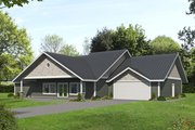 Ranch Style House Plan - 3 Beds 2 Baths 2844 Sq/Ft Plan #117-890 