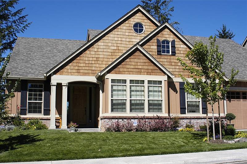 Home Plan - Front View - 2000 square foot Craftsman home