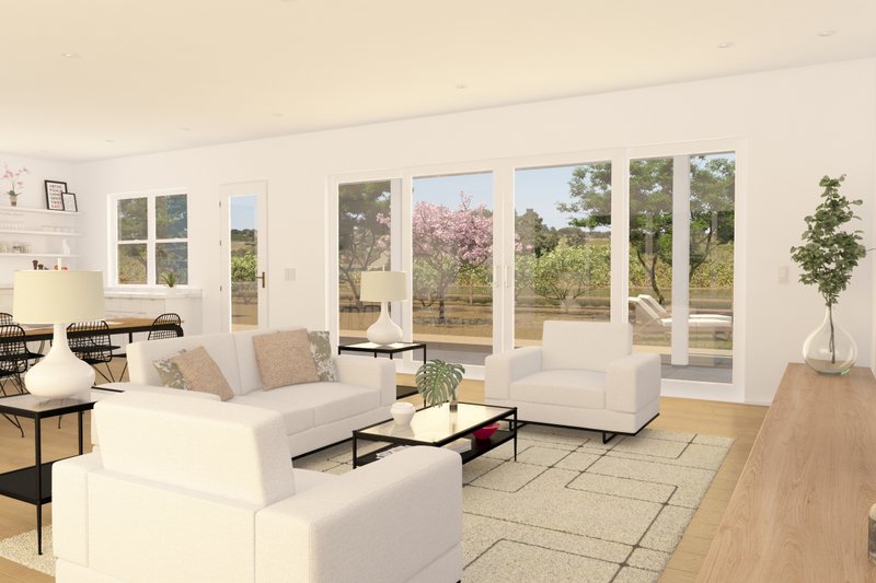 House Blueprint - Interior - Other 2 for Ranch House Plan #888-16 - 2 bed, 2 bath