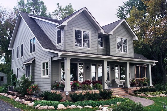 Exterior - Other Elevation for Farmhouse House Plan #51-306 - 4 bed, 3 bath