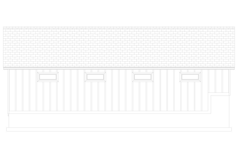 Dream House Plan - Exterior - Other Elevation 2 for Traditional House Plan #1060-113, 0.5 bath