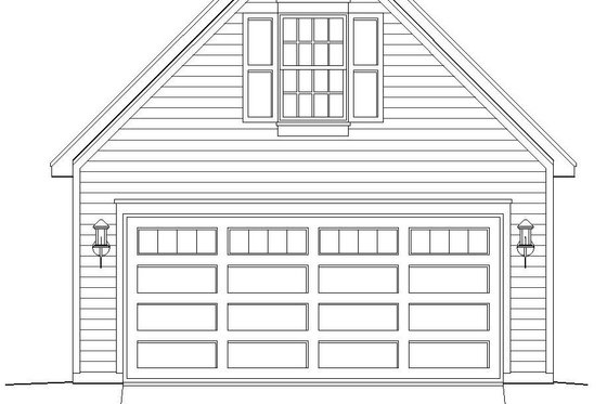 Exterior - Front Elevation 3 for Country House Plan #932-242, 0 bath