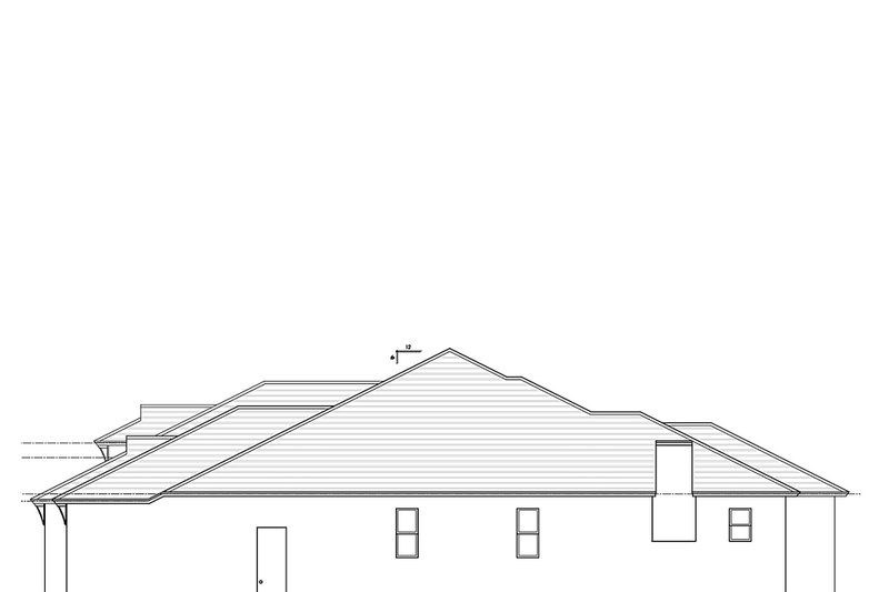 House Blueprint - Exterior - Other Elevation 1 for Contemporary House Plan #938-110 - 3 bed, 2.5 bath