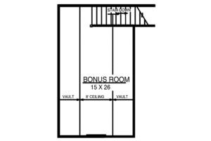 Floor Plan - Other Floor for Country House Plan #14-234 - 3 bed, 2.5 bath