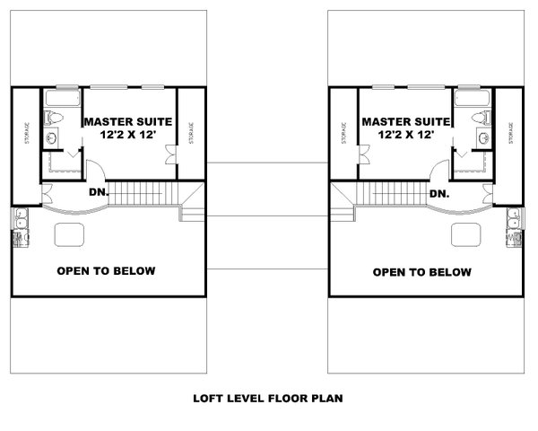 Home Plan - Contemporary Floor Plan - Upper Floor Plan #117-918