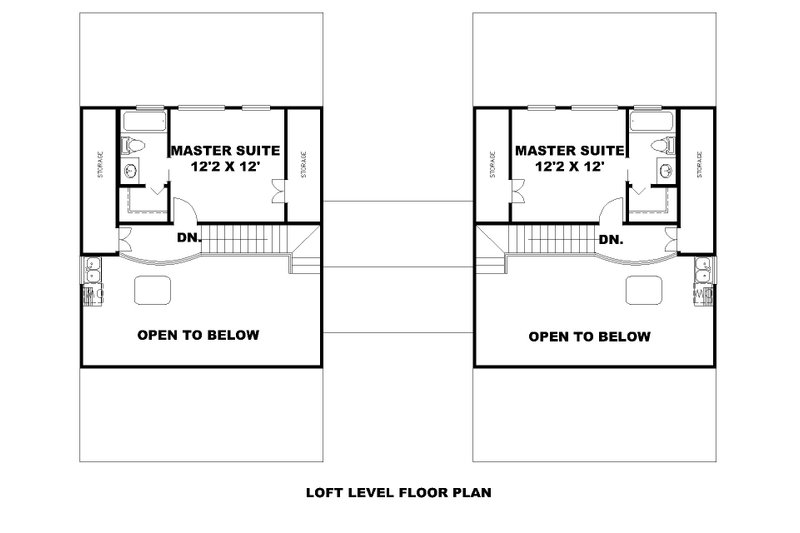 Architectural House Design - Floor Plan - Upper Floor for Contemporary House Plan #117-918 - 4 bed, 4 bath