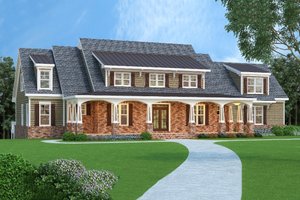 Craftsman Exterior - Front Elevation Plan #419-143