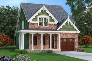 Traditional Exterior - Front Elevation Plan #419-243