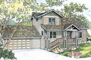 Traditional Exterior - Front Elevation Plan #124-717