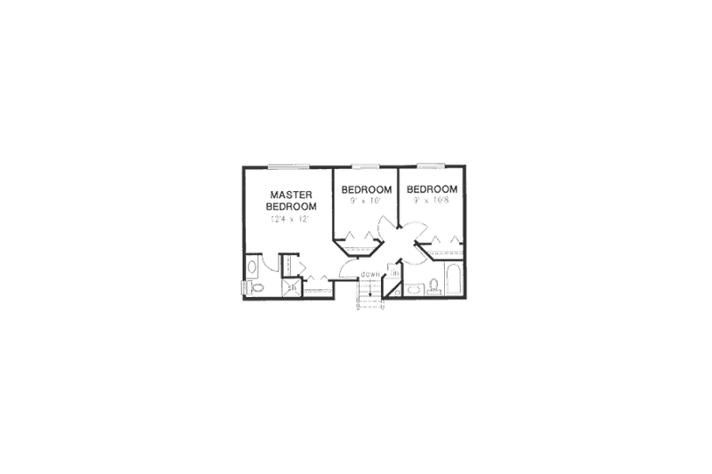 Home Plan - Floor Plan - Upper Floor for European House Plan #18-9237 - 4 bed, 3 bath