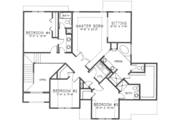 European Style House Plan - 4 Beds 3.5 Baths 2792 Sq/Ft Plan #6-213 
