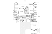 Mediterranean Style House Plan - 5 Beds 6.5 Baths 5592 Sq/Ft Plan #420-174 