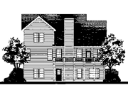 Colonial Style House Plan - 3 Beds 2.5 Baths 1879 Sq/Ft Plan #927-799 
