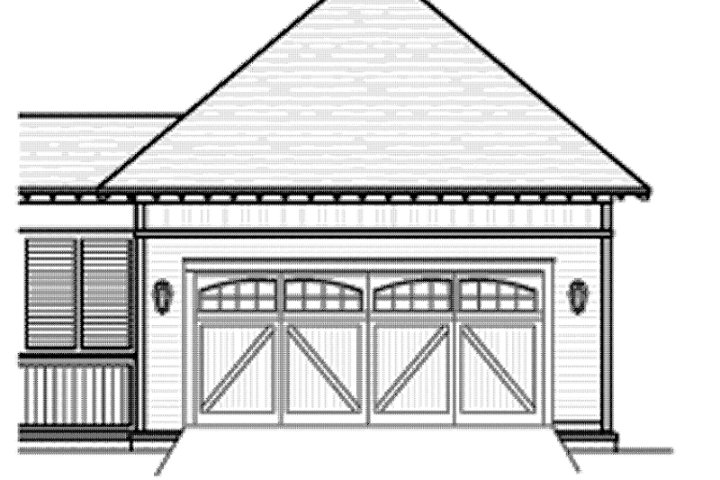 House Plan Design - Exterior - Other Elevation 3 for Craftsman House Plan #37-279 - 5 bed, 4 bath
