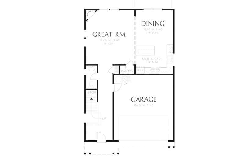 Dream House Plan - Floor Plan - Main Floor for Traditional House Plan #48-912 - 4 bed, 2.5 bath