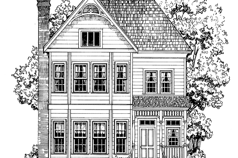 Home Plan - Victorian Exterior - Front Elevation Plan #1047-30