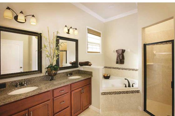 Interior - Master Bathroom for Country House Plan #938-1 - 3 bed, 2.5 bath