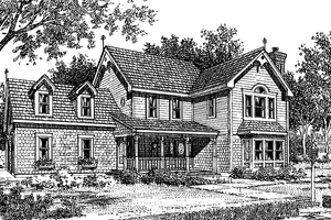 Dream House Plan - Exterior - Front Elevation for Victorian House Plan #456-84 - 4 bed, 2.5 bath