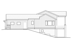Exterior - Other Elevation 1 for Modern House Plan #1108-4 - 4 bed, 3.5 bath