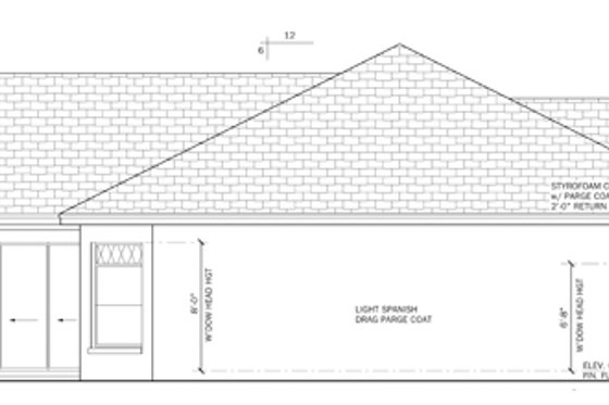 Exterior - Other Elevation for Mediterranean House Plan #1058-46 - 4 bed, 3 bath