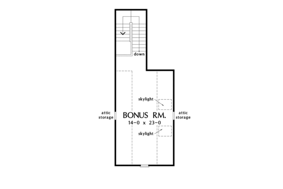 Floor Plan - Other Floor for Traditional House Plan #929-951 - 3 bed, 2 bath