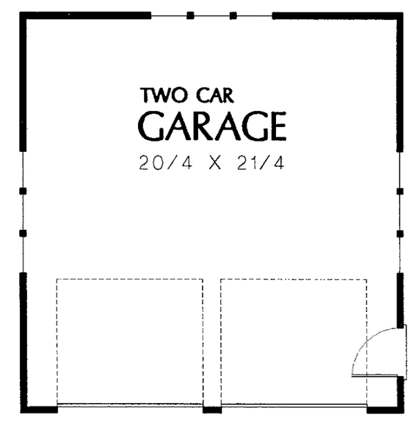 Craftsman Floor Plan - Main Floor Plan #48-758