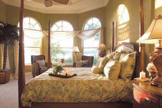 Interior - Master Bedroom for Mediterranean House Plan #930-321 - 4 bed, 3.5 bath