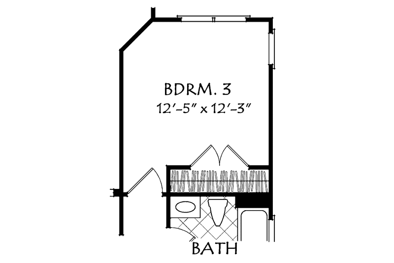 Home Plan - Floor Plan - Other Floor for Colonial House Plan #927-510 - 2 bed, 2 bath