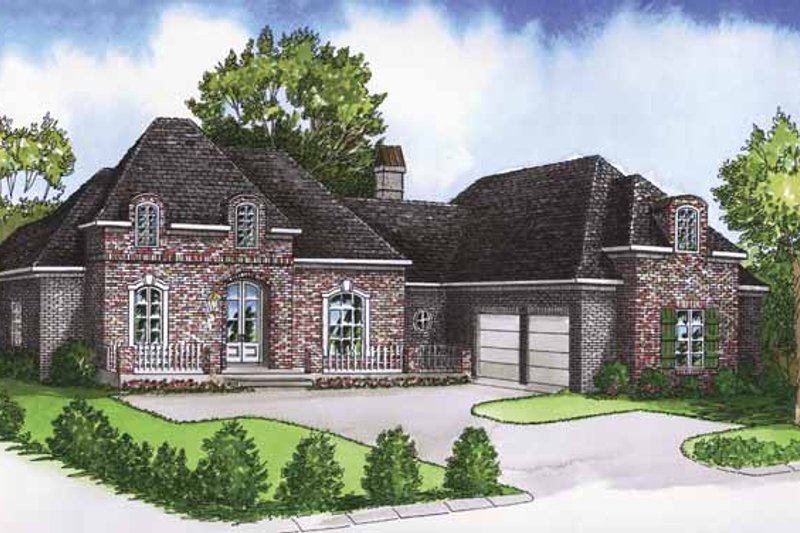 Home Plan - Exterior - Front Elevation 4 for Country House Plan #15-383 - 4 bed, 3.5 bath