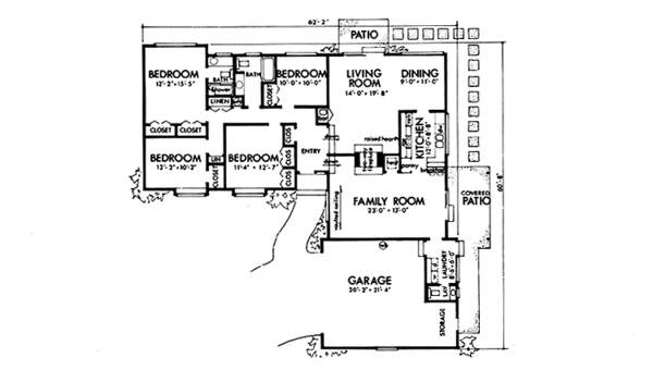 Architectural House Design - Contemporary Floor Plan - Main Floor Plan #320-1398
