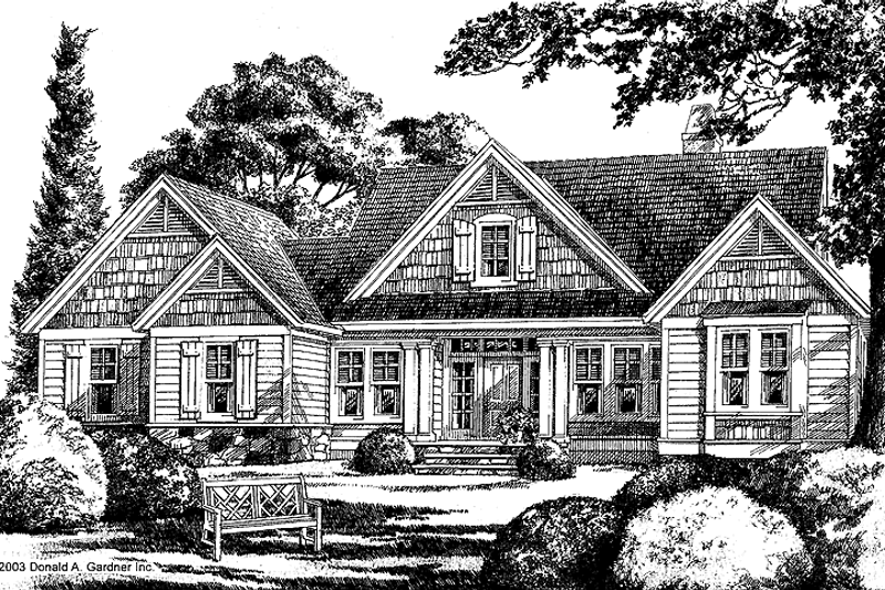 House Plan Design - Craftsman Exterior - Front Elevation Plan #929-702