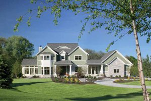 Classical Exterior - Front Elevation Plan #928-55