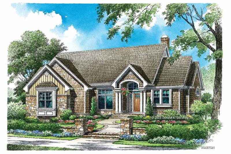 Home Plan - Craftsman Exterior - Front Elevation Plan #929-774