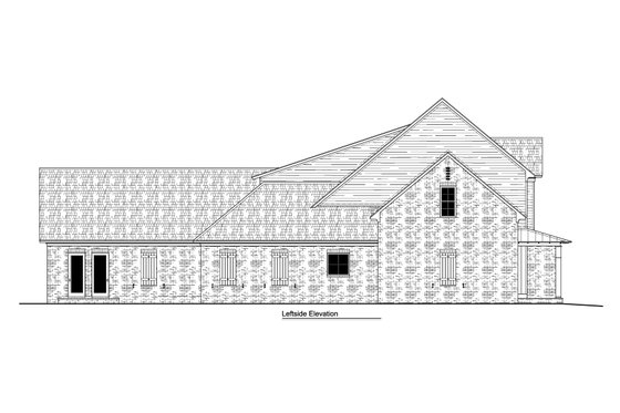 Exterior - Other Elevation for Farmhouse House Plan #1081-27 - 5 bed, 5 bath