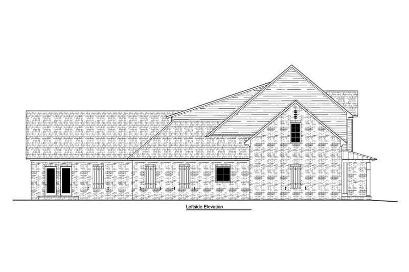 Architectural House Design - Exterior - Other Elevation for Farmhouse House Plan #1081-27 - 5 bed, 5 bath